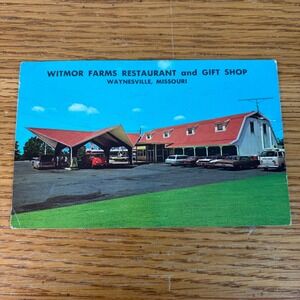 Witmor Farms Restaurant Gift Shop Waynesville Missouri Vintage‎ Postcard